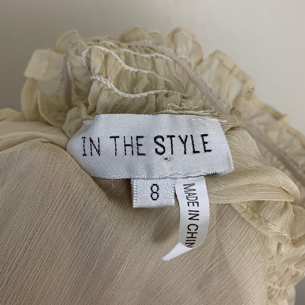 In The Style High Neck Ruffle Blouse - Picture 5 of 7